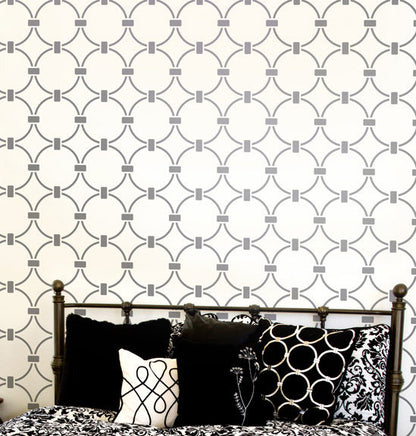 Lattice Ring Paint Stencil