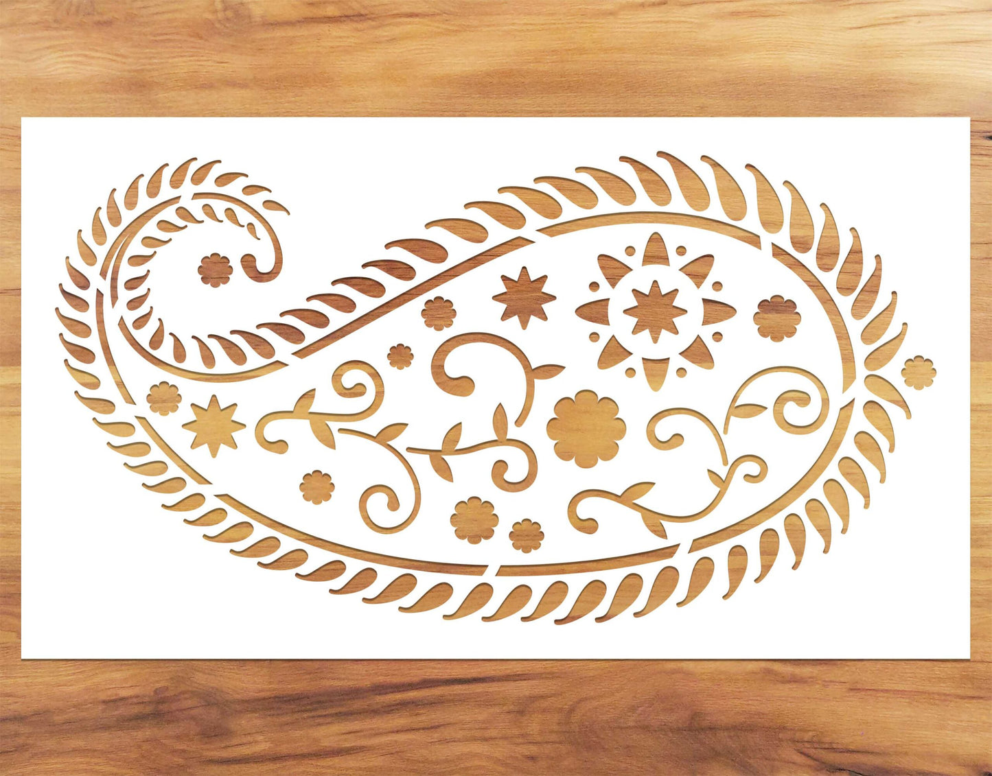 Vintage Paisley Paint Stencil