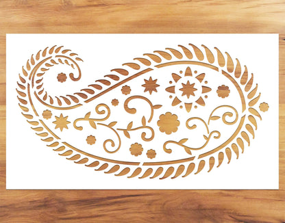 Vintage Paisley Paint Stencil