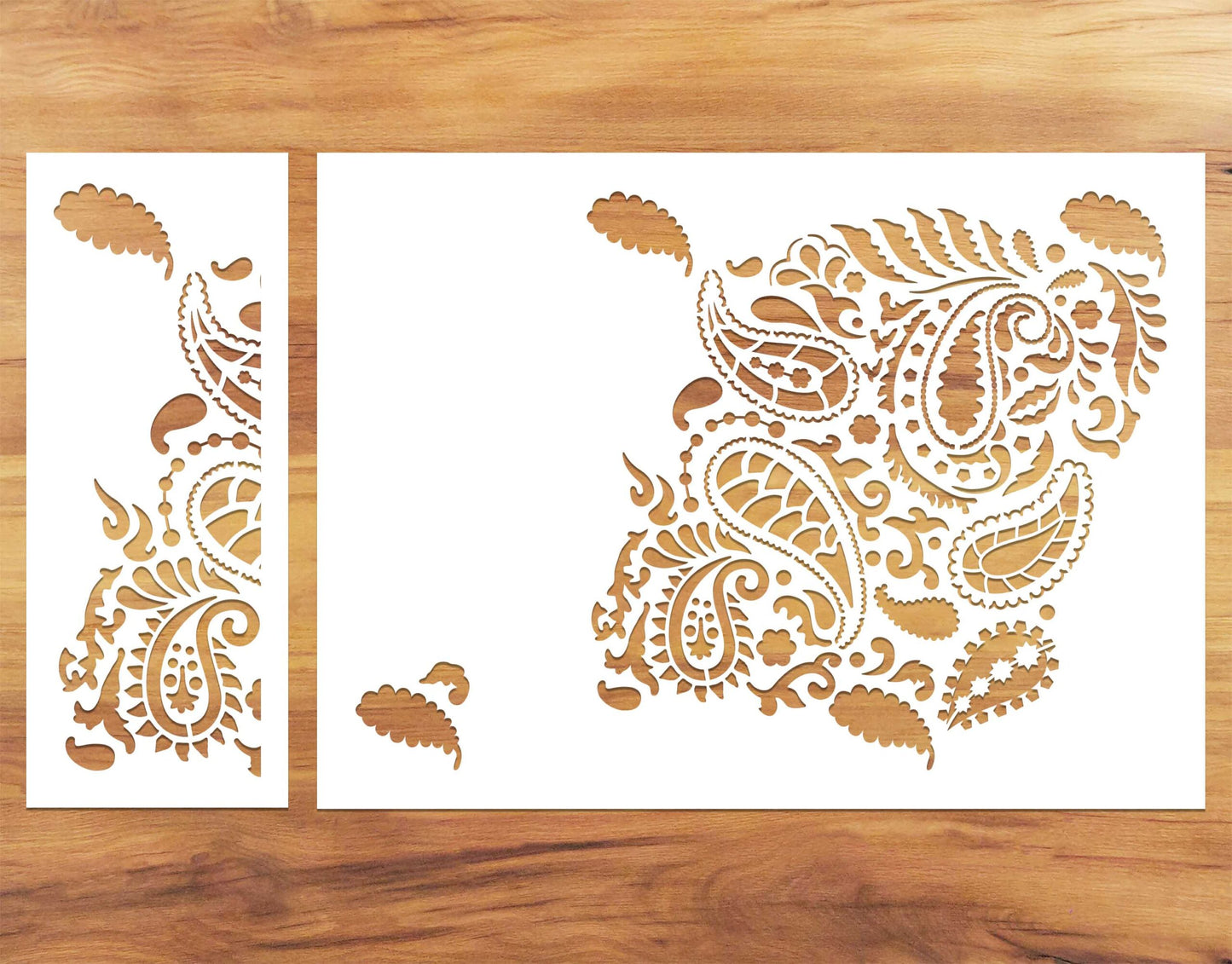 Paisley Pattern Paint Stencil