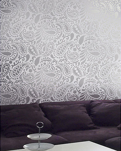 Paisley Pattern Paint Stencil