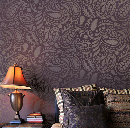 Paisley Pattern Paint Stencil