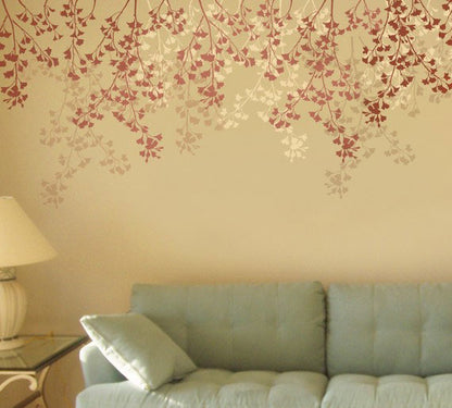 Falling Cherry Paint Stencil