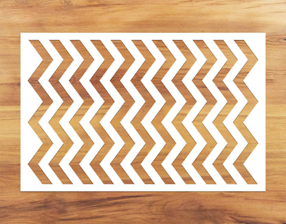 Chevron Pattern Paint Stencil