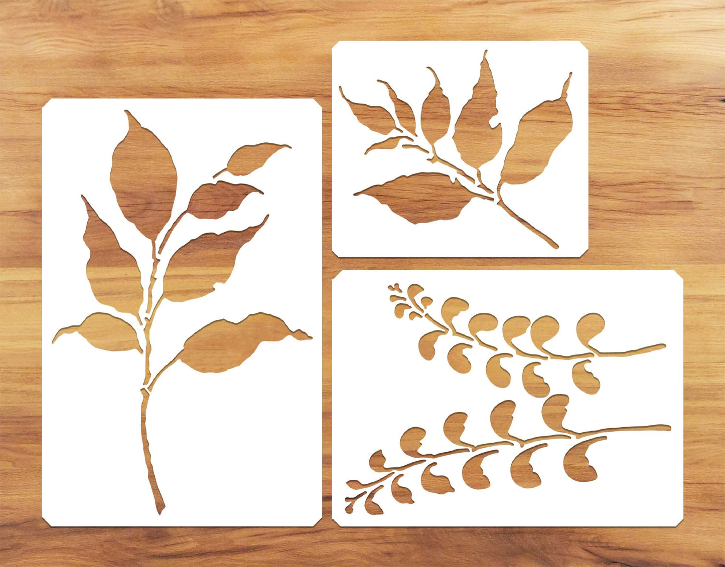 Leafy Life Pattern Paint Stencil