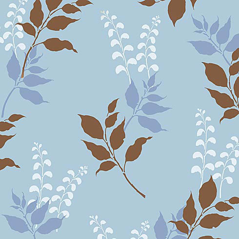 Leafy Life Pattern Paint Stencil