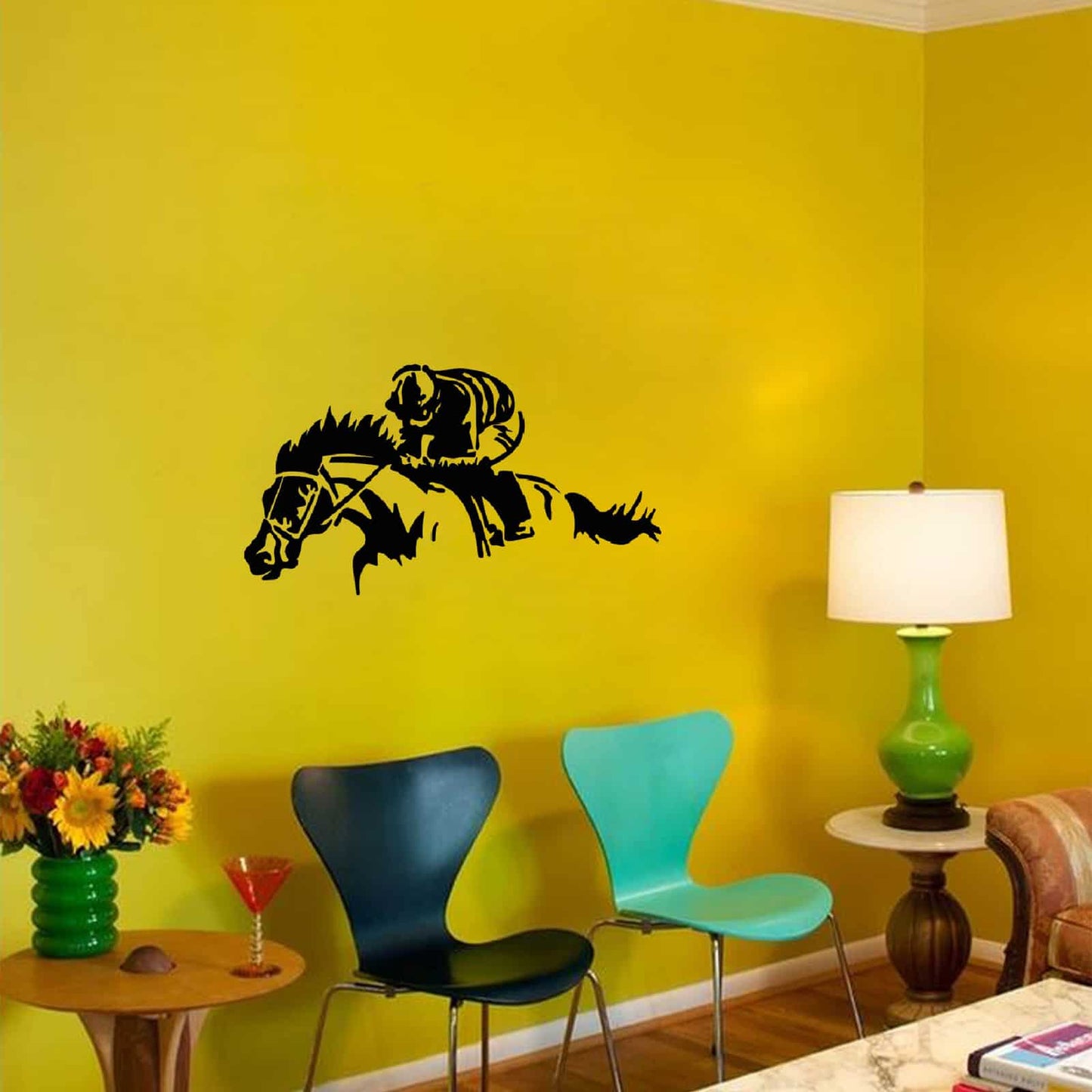 Jockey Racer Wall Sticker