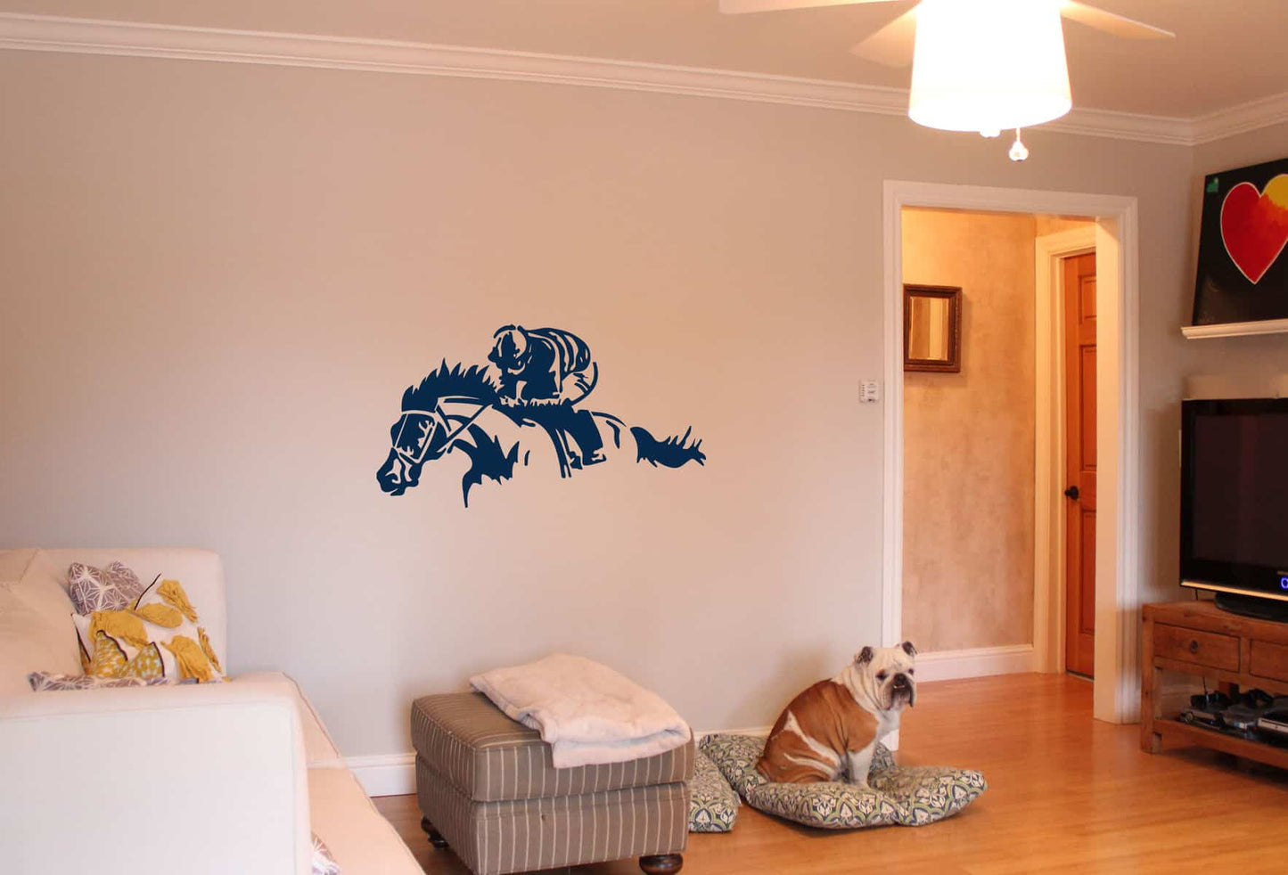 Jockey Racer Wall Sticker