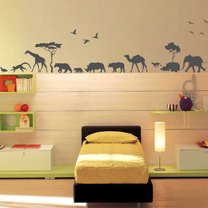 Animals Parade Wall Sticker