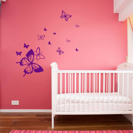 Butterfly Away Wall Sticker