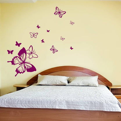 Butterfly Away Wall Sticker