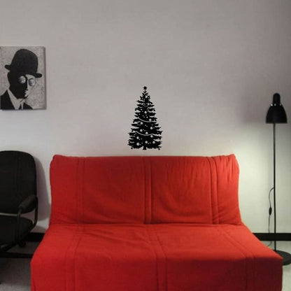 Celebratory Christmas Tree Wall Sticker