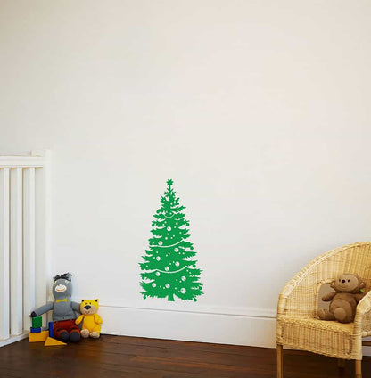 Celebratory Christmas Tree Wall Sticker