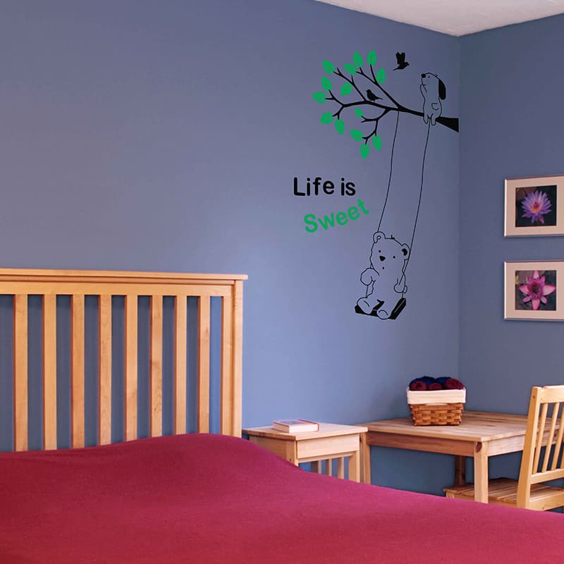 Life is sweet Wall Sticker