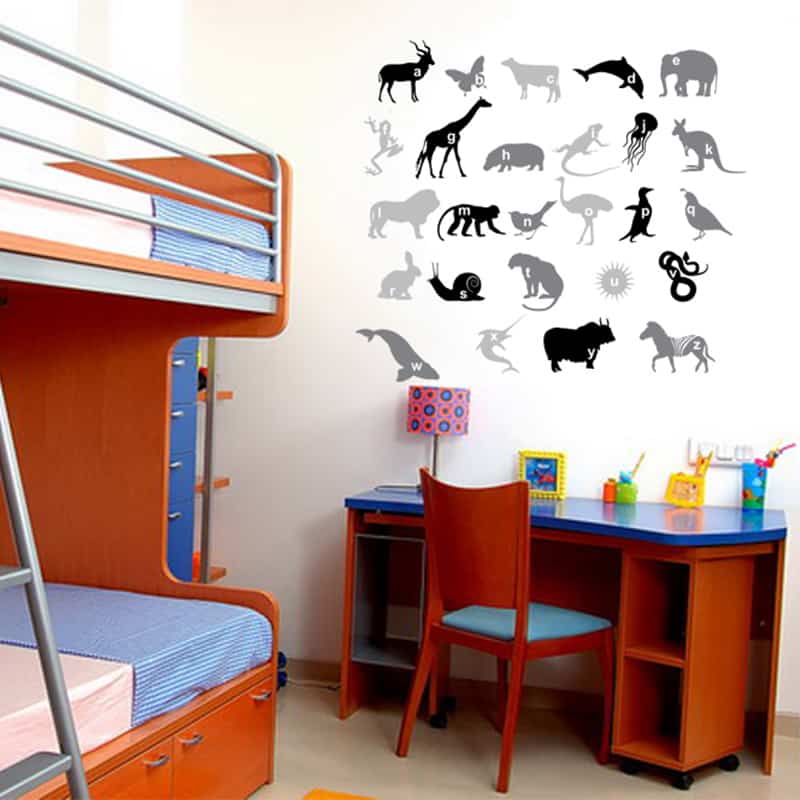 Animal Alphabets Wall Sticker