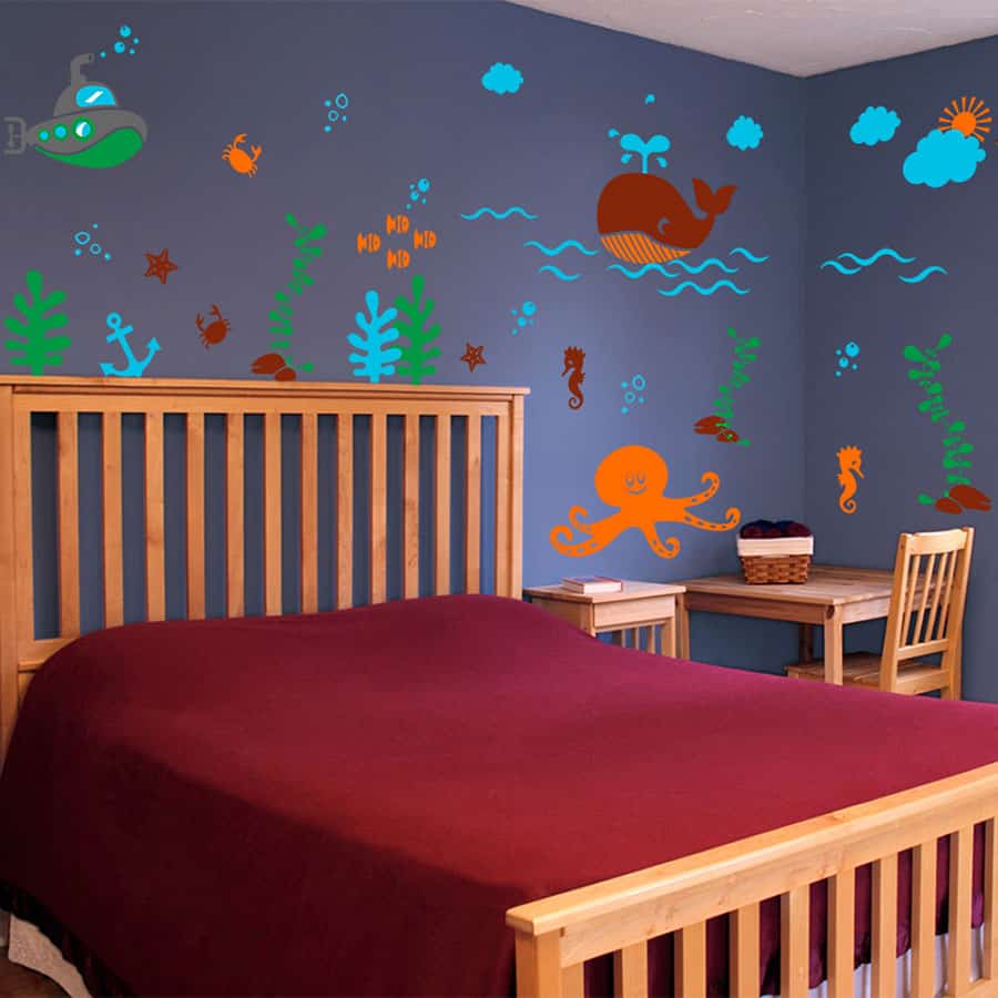 Deep Sea Life Wall Sticker