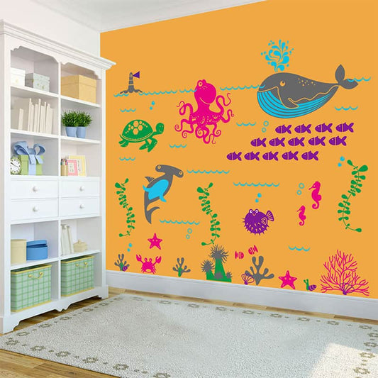 Underwater Colours Wall Sticker