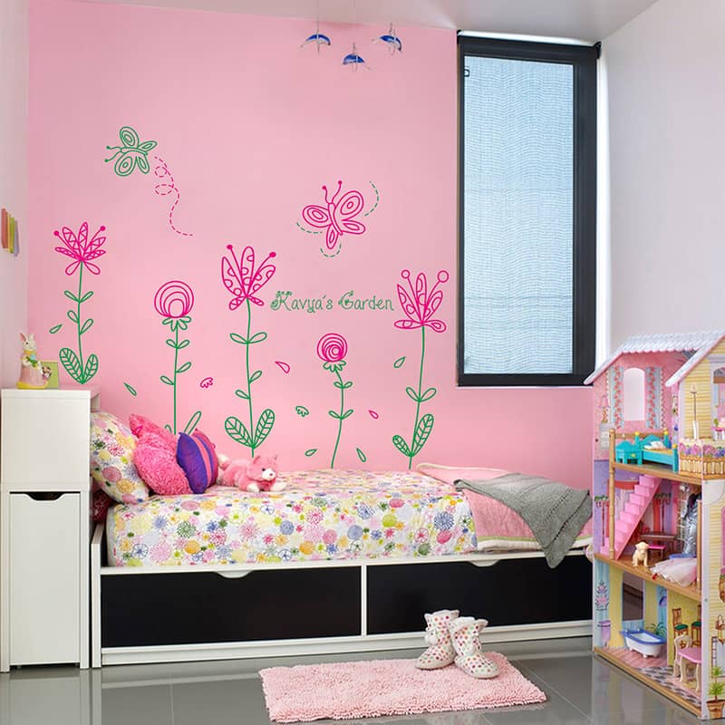 Butterfly Garden Wall Sticker