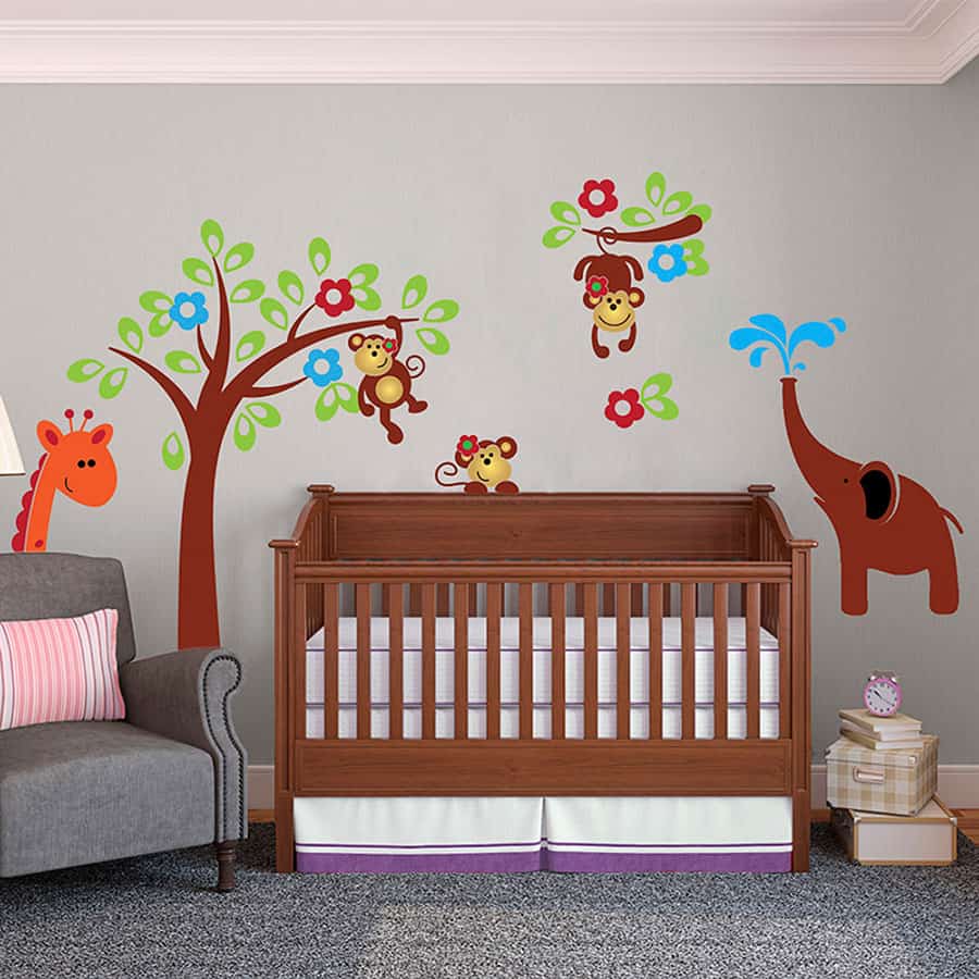 Little Animals Hangout Wall Sticker