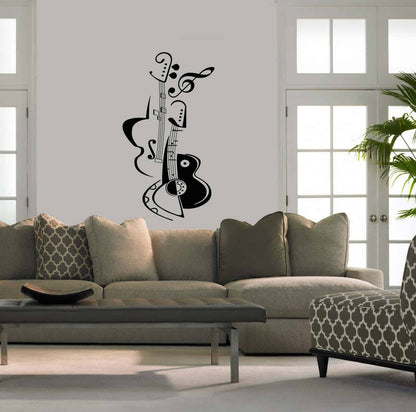 Guitar Wall Sticker