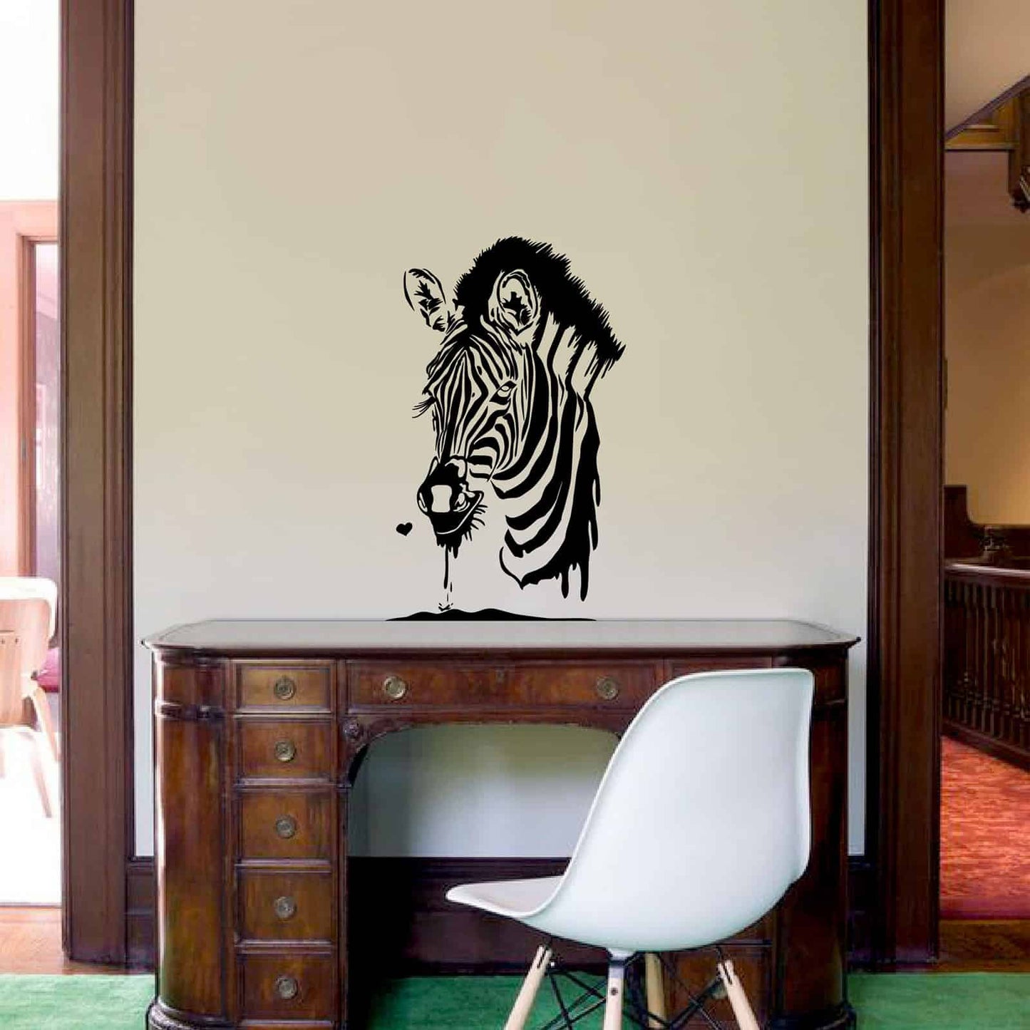 Zebra Paint Wall Sticker