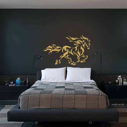 Fiery Stallion Wall Sticker