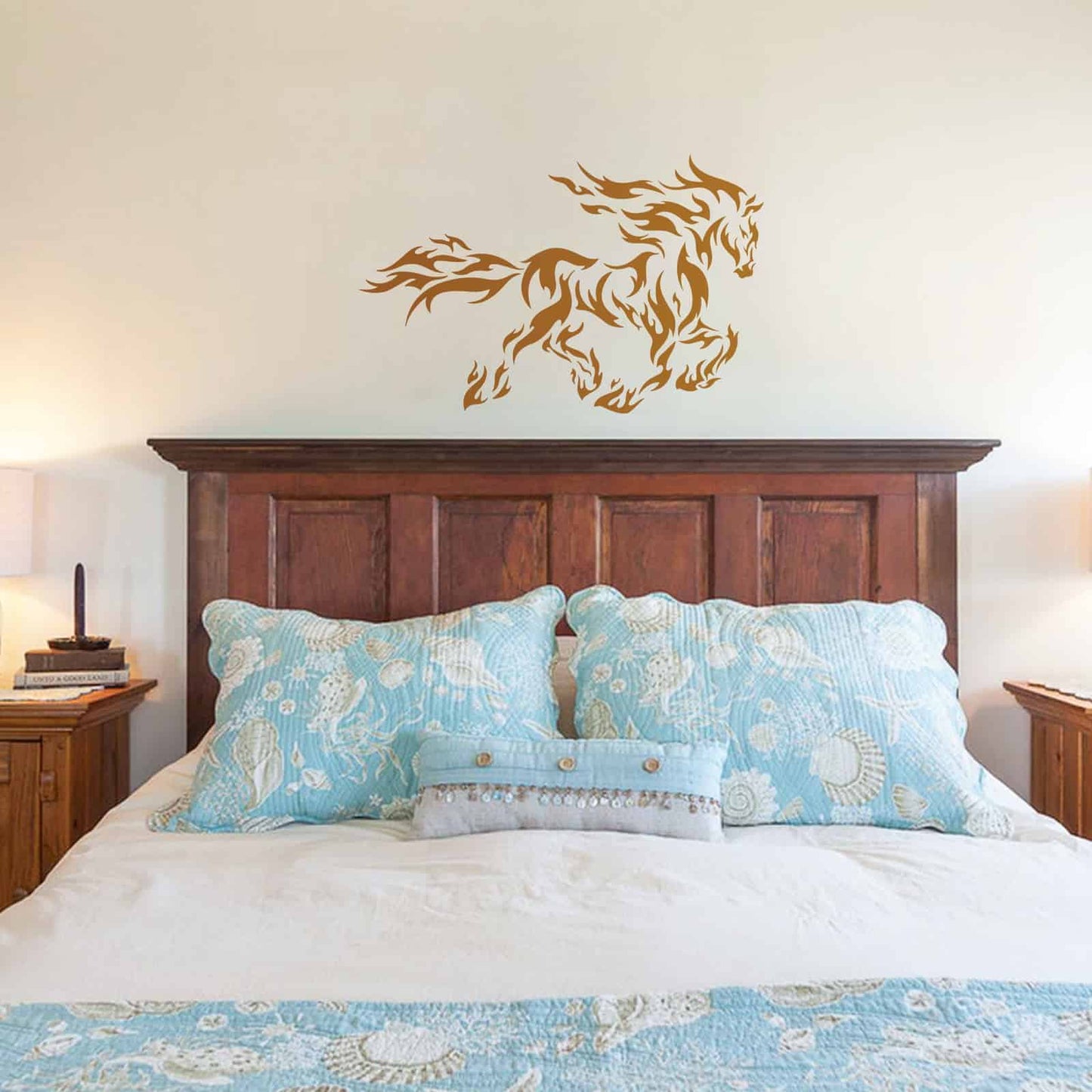 Fiery Stallion Wall Sticker