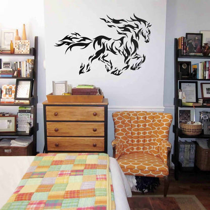 Fiery Stallion Wall Sticker