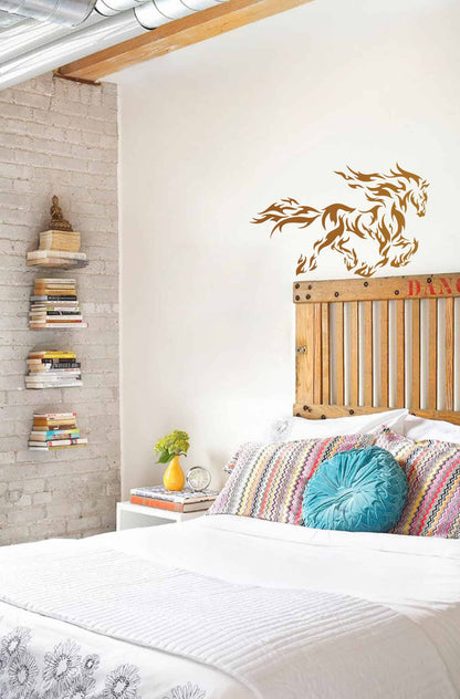 Fiery Stallion Wall Sticker