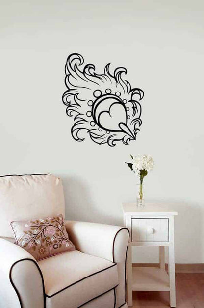 Smooth as a Feather Wall Sticker