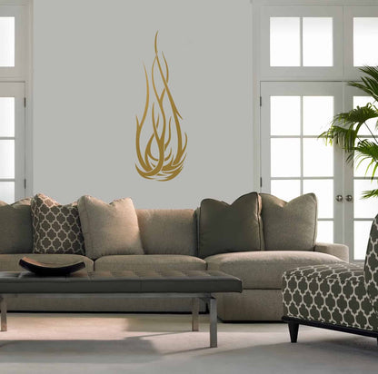 Flame tattoo Wall Sticker