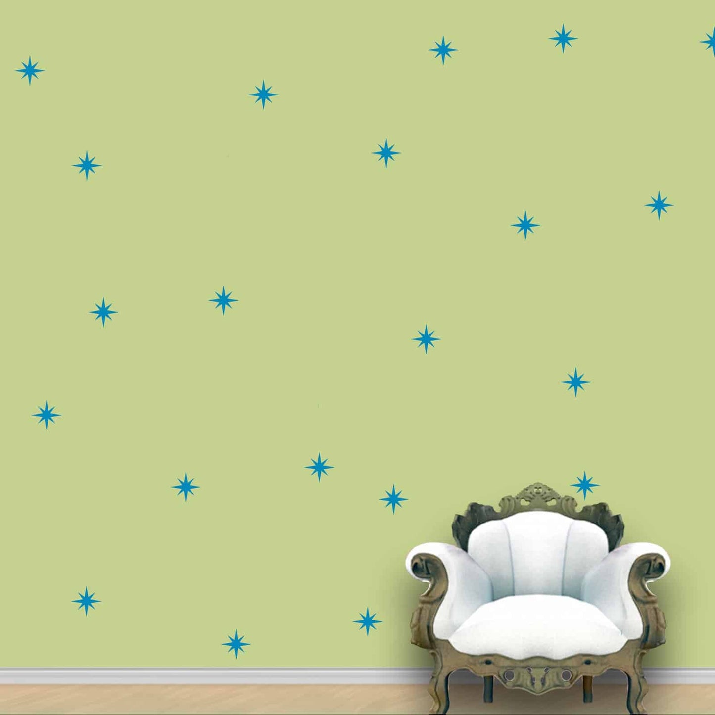 Shining Star Wall Pattern