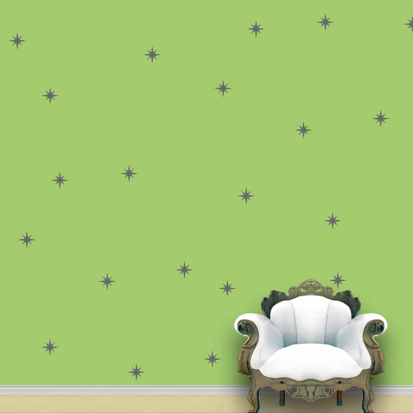 Shining Star Wall Pattern