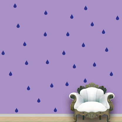 Rain Drops Wall Pattern