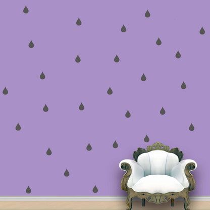 Rain Drops Wall Pattern