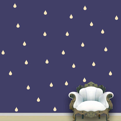 Rain Drops Wall Pattern