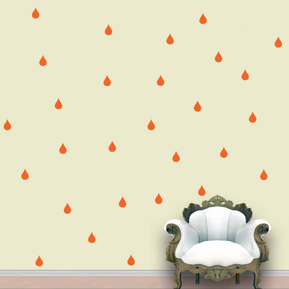 Rain Drops Wall Pattern