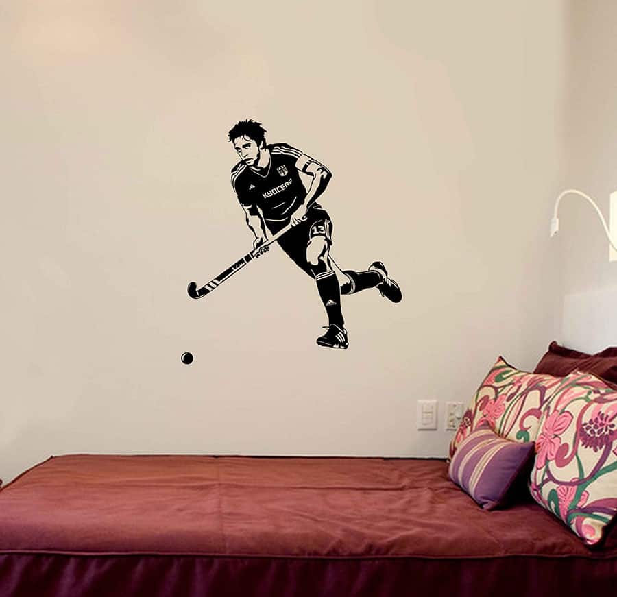 Hockey Shot Wall Sticker