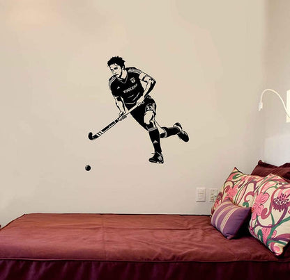 Hockey Shot Wall Sticker