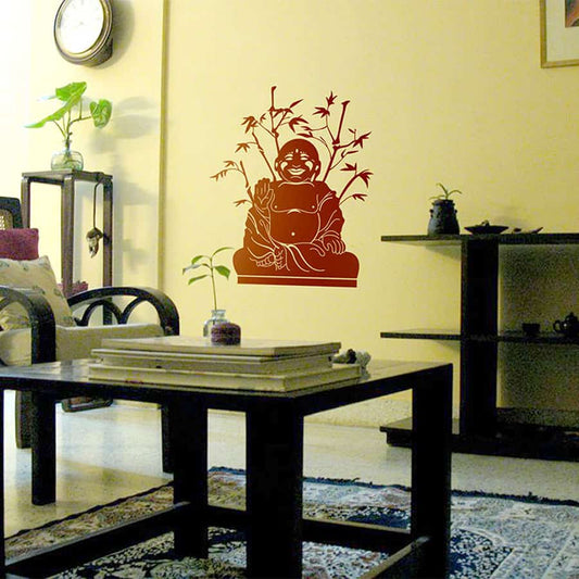 Laughing Buddha Wall Sticker