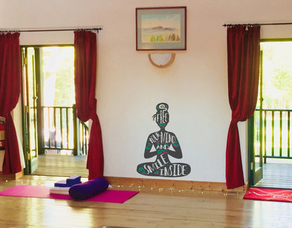 Free Your Mind and Smile Inside yoga sticker