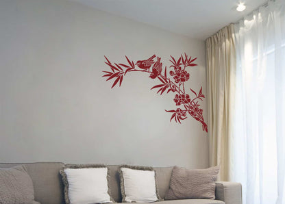 Asian bird-1 Wall Sticker