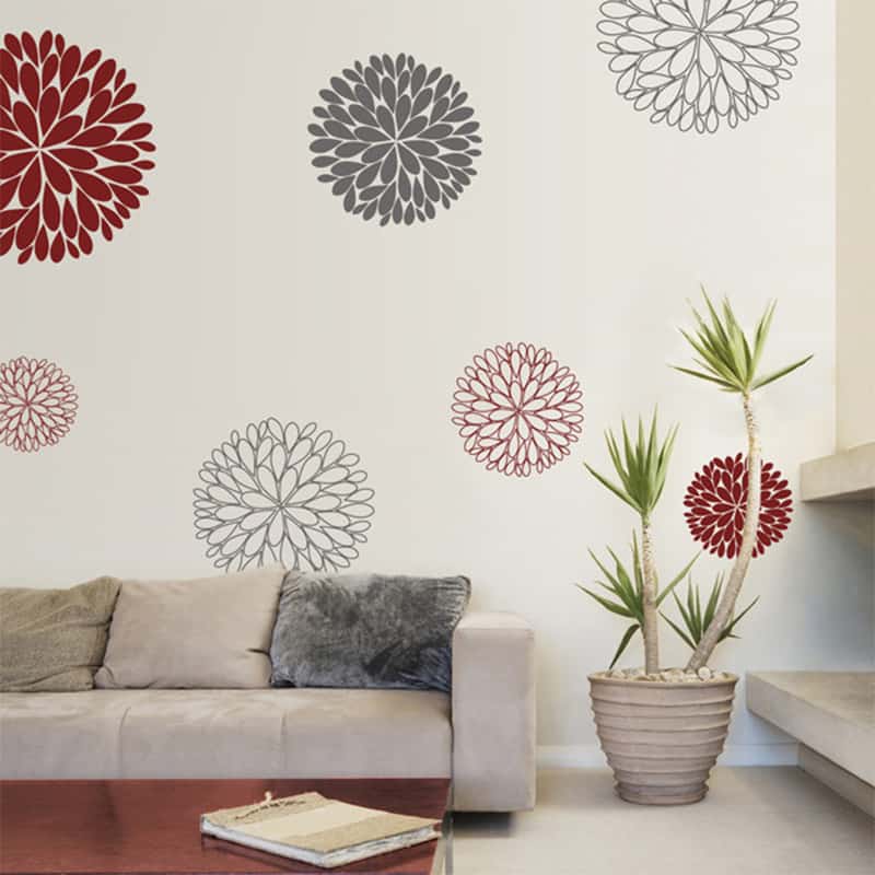 Floral Patterns Wall Sticker