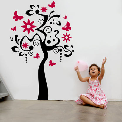 Dancing Tree Wall Sticker