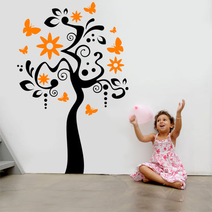 Dancing Tree Wall Sticker