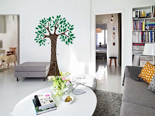 Contoured Tree Wall Sticker