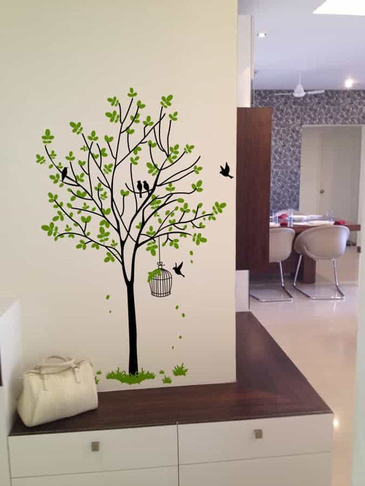 Happy Birds Tree Wall Sticker