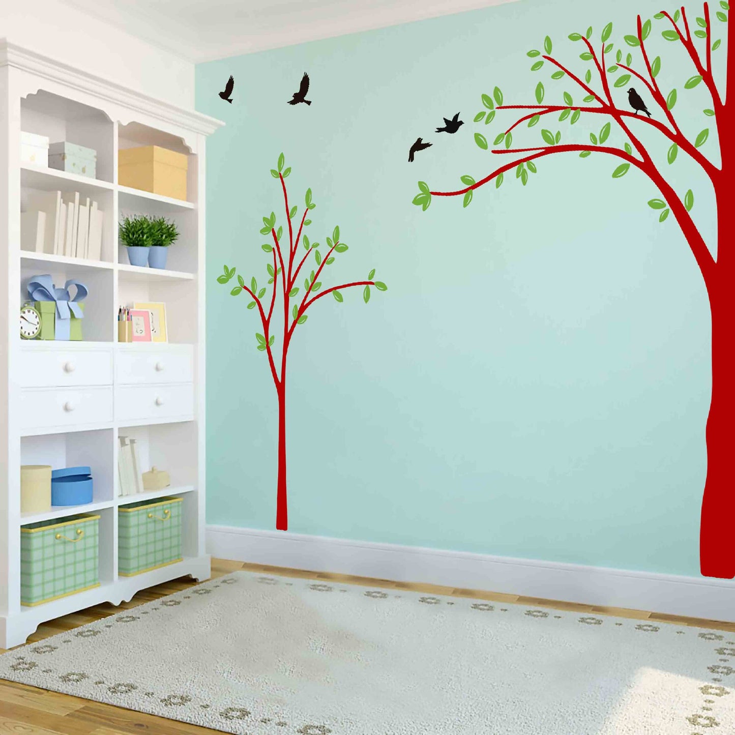 Little Gem Tree Wall Sticker with Birds