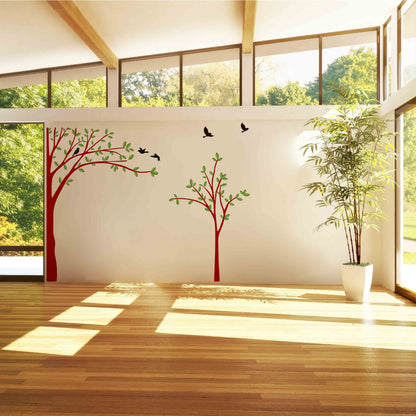 Little Gem Tree Wall Sticker with Birds