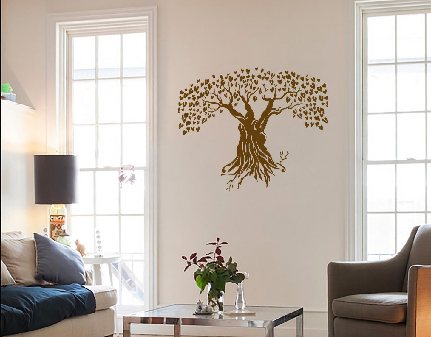 Wisdom Peepal Tree Wall Sticker